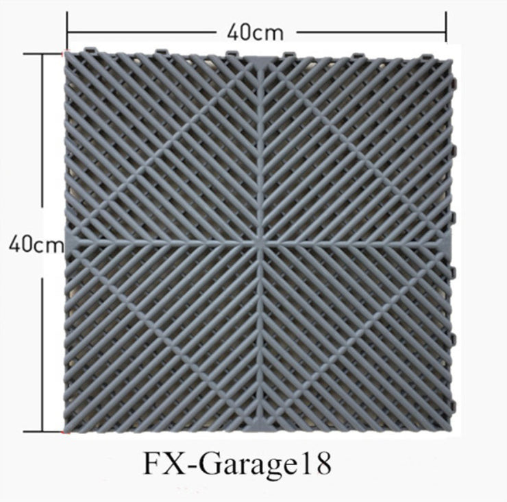 FX-Garage18 Garage Modular System Plastic Garage flooring tiles